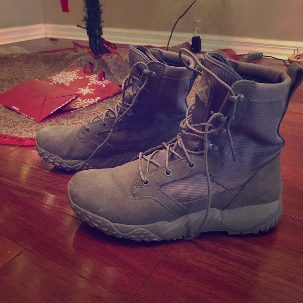 Under Armour combat boots